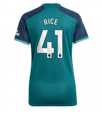 Arsenal Declan Rice #41 Tredjetröja Dam 2023-24 Kortärmad